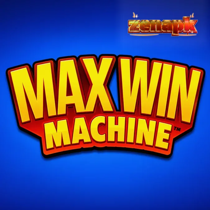 Tampilan minimalis mesin slot Max Win Machine dengan simbol Lucky Seven